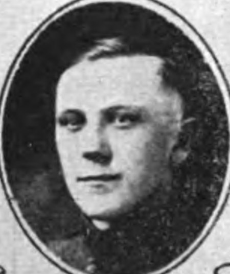 Portrait of Christen V. Jensen, Soldiers of the Great War, 1920, soldier, world war i (died in service), 1920