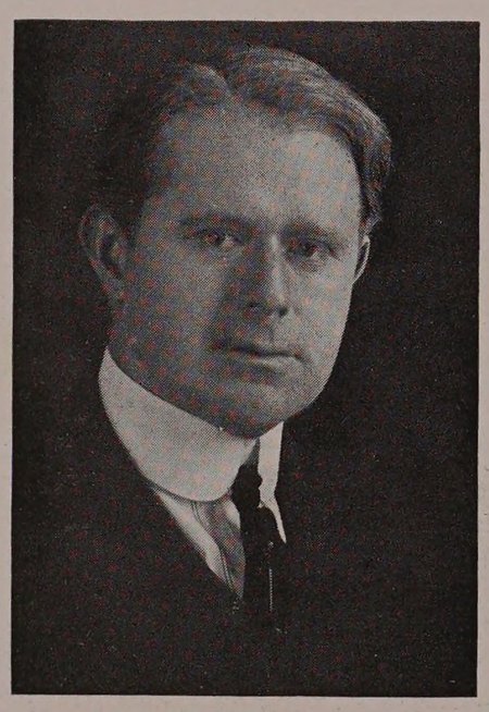 Howard Chapin Ives in the 1917 Worcester High School yearbook