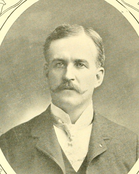 Portrait of Charles F. Johnson, An Album of the Attorneys of Maine, 1902, attorney, 1902