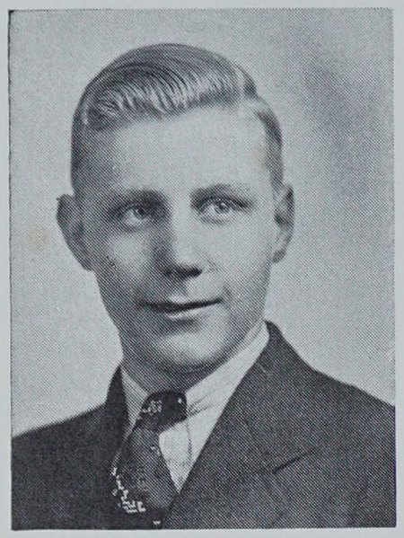 Portrait of Carl Stevens, Springfield Trade School, class of 1937