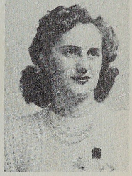 Portrait of Dawne Adams, Springfield Trade High School, class of 1941