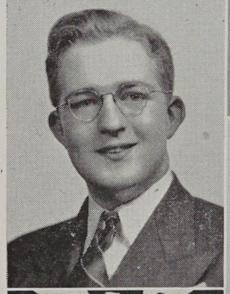 Portrait of Rowland Edward Cross, Central High School, class of 1941
