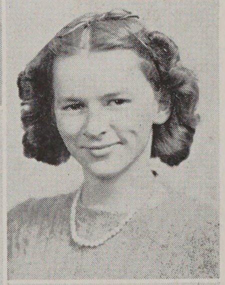 Portrait of Edna Lillian Murphy, Central High School, class of 1942