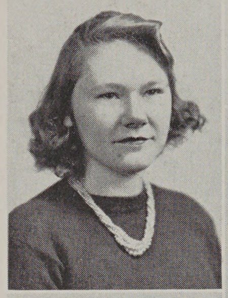 Portrait of Winifred Mederise Smith, Central High School, class of 1942