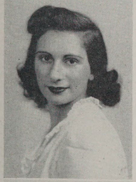 Portrait of Mildred Helen Katz, Central High School, class of 1945