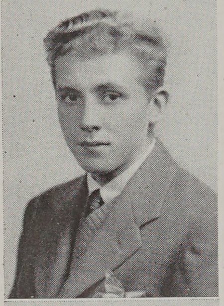Portrait of Theodore Edward Hoffman, Central High School, class of 1945
