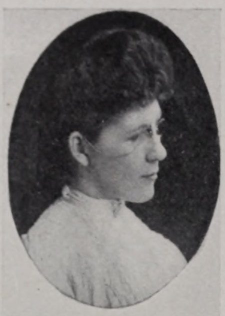 Portrait of Jeanette Frances Smith, Fitchburg High School, class of 1905