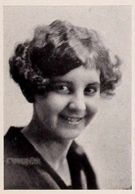 Yearbook portrait of Elizabeth Kelley, Fitchburg High School, class of 1924
