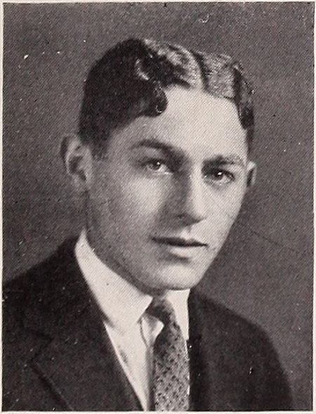 Yearbook portrait of Abe Levin, Fitchburg High School, class of 1925