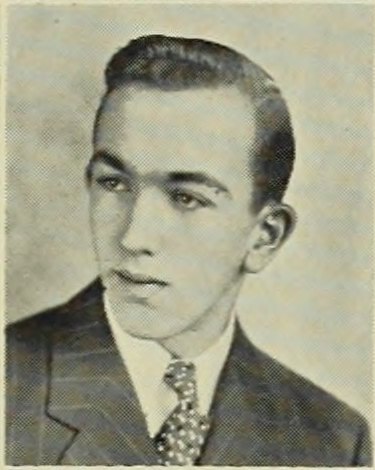 Portrait of Edward H. Churchill, Brockton High School, class of 1941