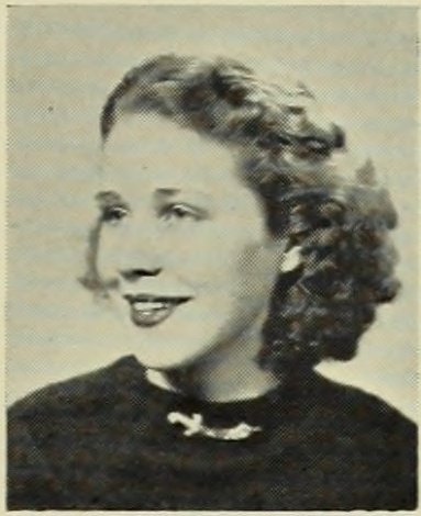 Portrait of M. May Chapman, Brockton High School, class of 1941
