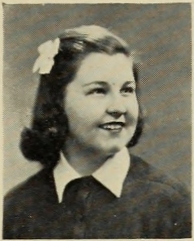 Portrait of Mary M. Robertson, Brockton High School, class of 1942