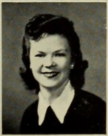 Portrait of Patricia Reardon, Brockton High School, class of 1943
