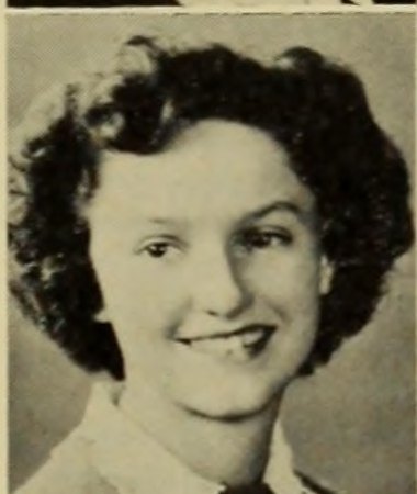 Portrait of Eunice M. Briggs, Brockton High School, class of 1944