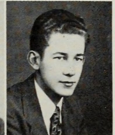 Portrait of Colvert Moore, Brockton High School, class of 1945