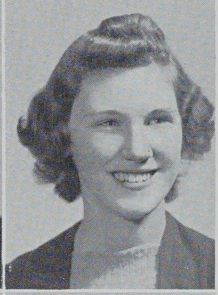 Portrait of Barbara June Gray, High School of Commerce, class of 1940