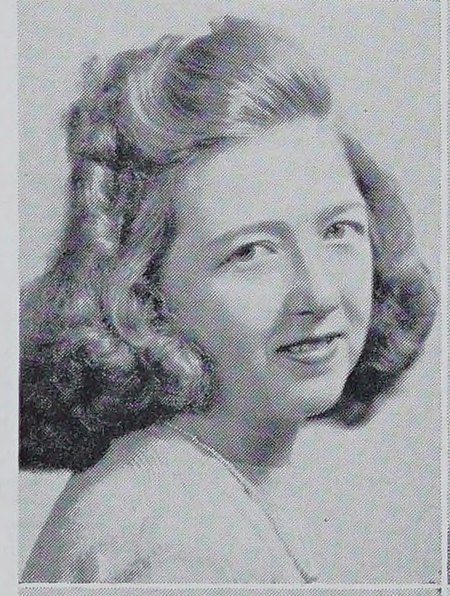 Portrait of Dorothy Gertrude Wood, High School of Commerce, class of 1940