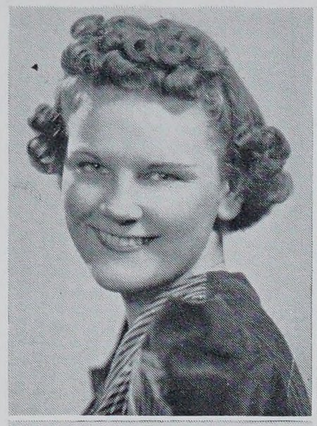 Portrait of Edythe Alice Curtis, High School of Commerce, class of 1940