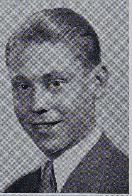 Portrait of Gilbert E. Barker, High School of Commerce, class of 1940