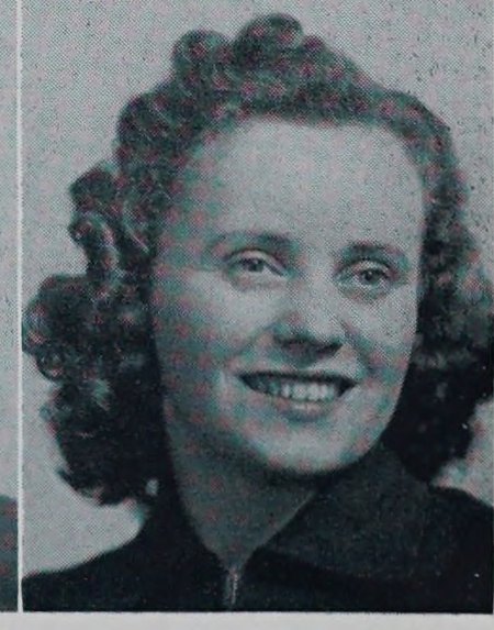 Portrait of Leslie Jane Chapman, High School of Commerce, class of 1940