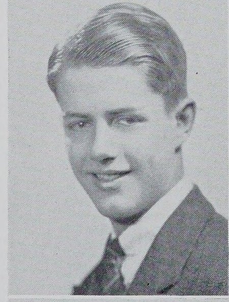 Portrait of Milton Edward Baldwin Jr, High School of Commerce, class of 1940