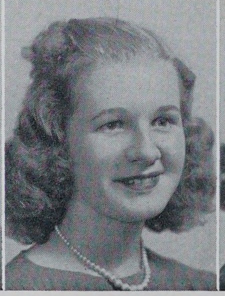 Portrait of Ruth Anna Holmes, High School of Commerce, class of 1940