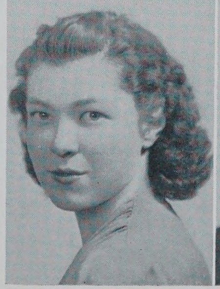 Portrait of Shirley Madeline Wright, High School of Commerce, class of 1940