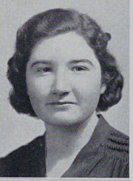 Portrait of Teresa Helen Jenkins, High School of Commerce, class of 1940
