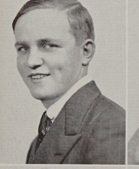 Portrait of Kenneth Carl Rose, High School of Commerce, class of 1941