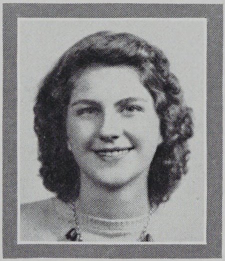 Portrait of Ann Marie Carney, High School of Commerce, class of 1943