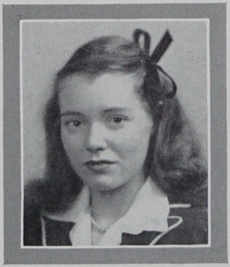 Portrait of Barbara Anne Taylor, High School of Commerce, class of 1943