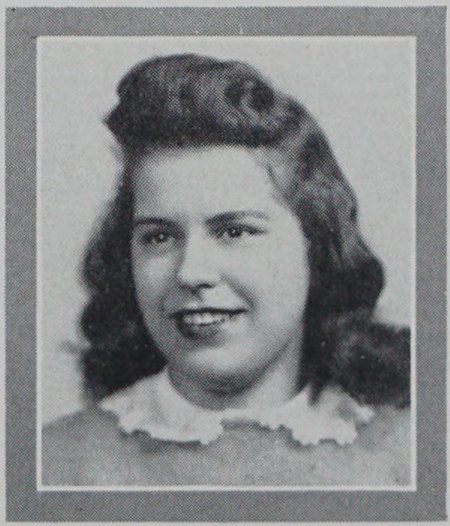 Portrait of Barbara Arlene Cox, High School of Commerce, class of 1943