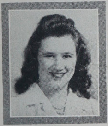 Portrait of Betty Marilyn Connor, High School of Commerce, class of 1943