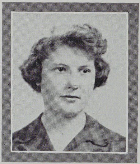 Portrait of Betty Moir Shephard Simpson, High School of Commerce, class of 1943