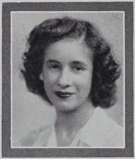 Portrait of Claire Ruth Potter, High School of Commerce, class of 1943