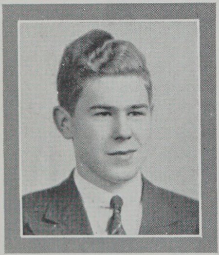 Portrait of Robert Eugene Randall, High School of Commerce, class of 1943