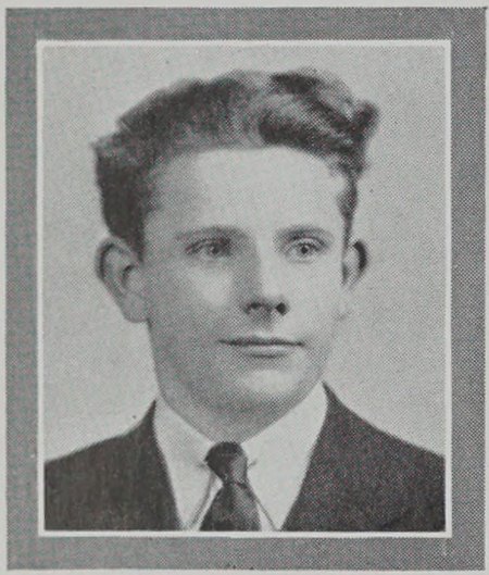 Portrait of William John Hanley, High School of Commerce, class of 1943