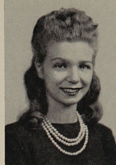 Portrait of Evelyn Franny Smith, High School of Commerce, class of 1944