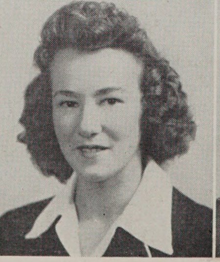 Portrait of Evelyn Mae Robinson, High School of Commerce, class of 1945