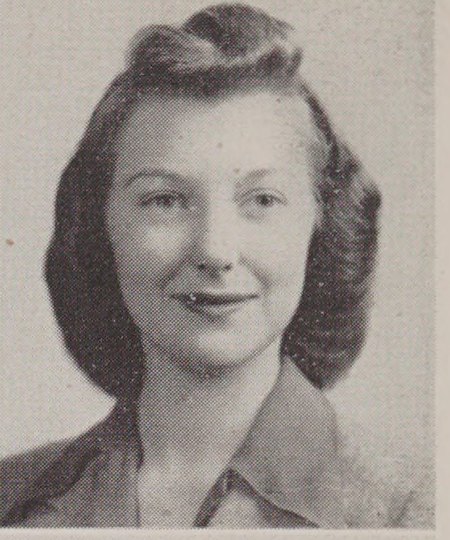 Portrait of Florence Goldstein, High School of Commerce, class of 1945