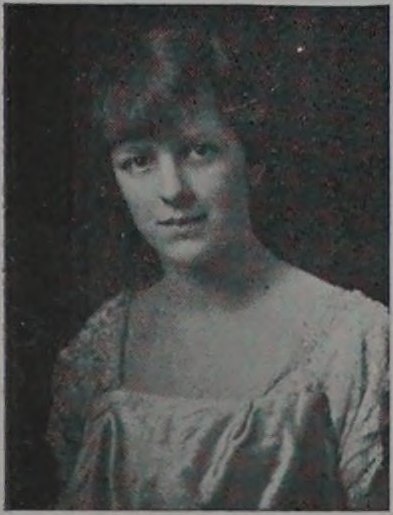 Yearbook portrait of Constance Woods, Cambridge High and Latin School, class of 1915
