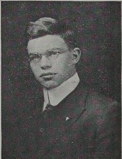 Yearbook portrait of Edwin Baxter Damon, Cambridge High and Latin School, class of 1915