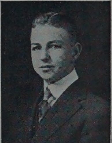 Yearbook portrait of John Crawford Brown, Cambridge High and Latin School, class of 1915