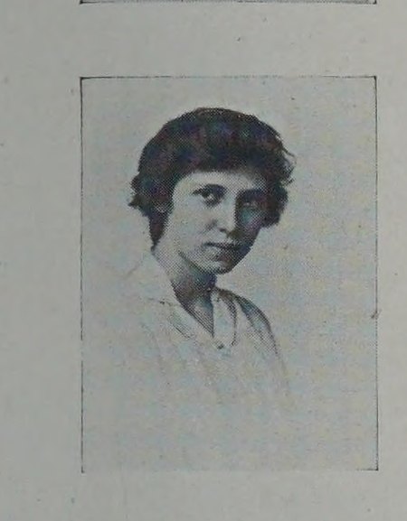 Yearbook portrait of Rose Adrian, Cambridge High and Latin School, class of 1915