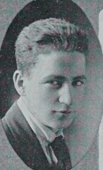Portrait of David Benjamin O'Connell, Cambridge High and Latin School, class of 1918