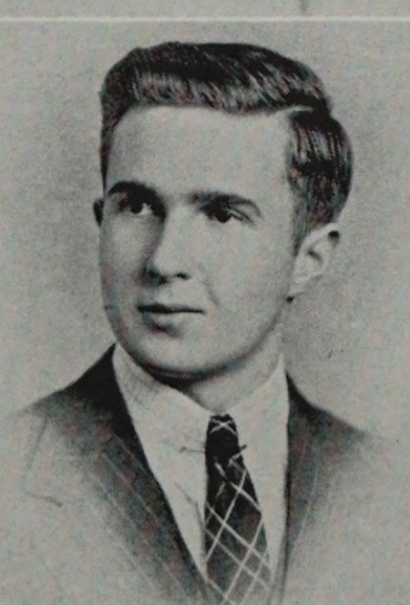 Portrait of Kenneth W. Bean, New Bedford High School, class of 1940
