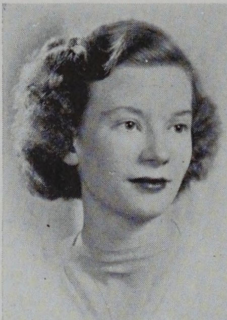 Portrait of Margot Thompson, New Bedford High School, class of 1940