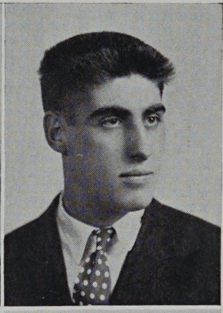 Portrait of Anthony King, New Bedford High School, class of 1941