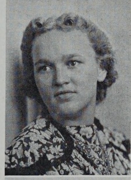 Portrait of Grace Harriet Darling, New Bedford High School, class of 1941
