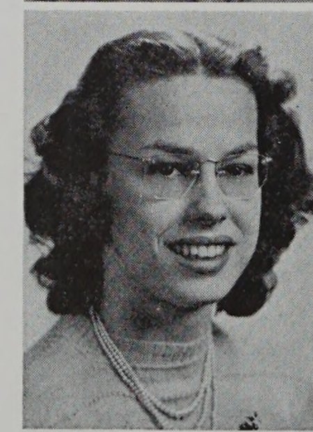 Portrait of Doris Taylor, New Bedford High School, class of 1941